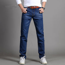 Load image into Gallery viewer, New Men's Fashion Jeans Business Casual Stretch Slim Jeans Classic Trousers Denim Pants Male