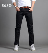 Load image into Gallery viewer, New Men's Fashion Jeans Business Casual Stretch Slim Jeans Classic Trousers Denim Pants Male