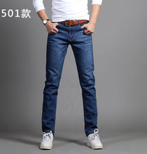 Load image into Gallery viewer, New Men's Fashion Jeans Business Casual Stretch Slim Jeans Classic Trousers Denim Pants Male