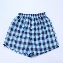 Load image into Gallery viewer, 1Pcs/4Pcs Cotton Men Shorts Plaid Boxers Breathable Underpants Loose Summer Men&#39;s Shorts Large Size for Man