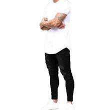 Load image into Gallery viewer, SHUJIN Mens  Ripped Jeans Casual Jeans Trousers Male Denim Black Stretch Pencil Jeans Pants Streetwear SHUJIN 2019