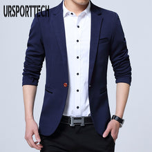 Load image into Gallery viewer, Mens Fashion Brand Blazer British's Style Casual Slim Fit Suit Jacket Male Blazers Men Coat Terno Masculino Plus Size 5XL