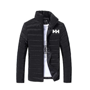 2019 Homens Casaco de Inverno Jaqueta de Algodão Quente Homens Roupas Casacos Jaqueta Ficar Coleiras Zíperes HH Mens Jaqueta