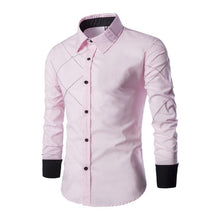 Load image into Gallery viewer, 24hours  Shipping , 10Colors  Men's   Casual  Slim  Fit  Shirts  Men  Full  Sleeve  Shirt