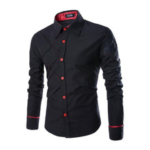 Load image into Gallery viewer, 24hours  Shipping , 10Colors  Men's   Casual  Slim  Fit  Shirts  Men  Full  Sleeve  Shirt