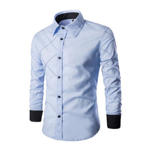 Load image into Gallery viewer, 24hours  Shipping , 10Colors  Men's   Casual  Slim  Fit  Shirts  Men  Full  Sleeve  Shirt