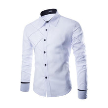 Load image into Gallery viewer, 24hours  Shipping , 10Colors  Men's   Casual  Slim  Fit  Shirts  Men  Full  Sleeve  Shirt