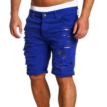 Load image into Gallery viewer, WENYUJH Men's Regular- Denim Short Jean Summer Slim Skinny Straight Casual Jeans Men's Solid Jean Shorts