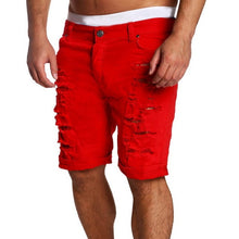 Load image into Gallery viewer, WENYUJH Men's Regular- Denim Short Jean Summer Slim Skinny Straight Casual Jeans Men's Solid Jean Shorts
