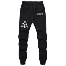 Load image into Gallery viewer, Anime Naruto Uchiha Sharingan Pants Autumn Winter Men Joggers Fitness Long Trousers Naruto Sasuke Luminous Sweatpants Plus Size