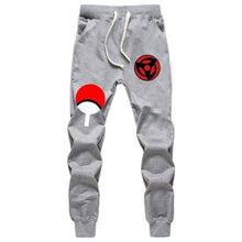 Load image into Gallery viewer, Anime Naruto Uchiha Sharingan Pants Autumn Winter Men Joggers Fitness Long Trousers Naruto Sasuke Luminous Sweatpants Plus Size