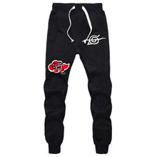 Load image into Gallery viewer, Anime Naruto Uchiha Sharingan Pants Autumn Winter Men Joggers Fitness Long Trousers Naruto Sasuke Luminous Sweatpants Plus Size