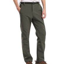 Load image into Gallery viewer, Fleece Warm Softshell Hiking Pants Warm  Men Winter Windproof ski Trousers Campping Trekking mountain Pants plus size s-5xl