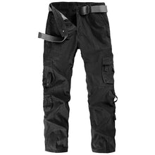 Load image into Gallery viewer, Mens Tactical Pants Joggers Casual Male Cargo Pants Cotton Trousers Multi Pocket Military Style Green Pants Plus Size 38
