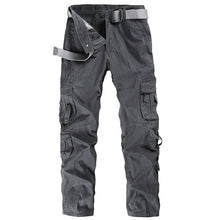 Load image into Gallery viewer, Mens Tactical Pants Joggers Casual Male Cargo Pants Cotton Trousers Multi Pocket Military Style Green Pants Plus Size 38