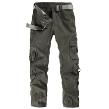 Load image into Gallery viewer, Mens Tactical Pants Joggers Casual Male Cargo Pants Cotton Trousers Multi Pocket Military Style Green Pants Plus Size 38