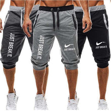 Load image into Gallery viewer, brand new Mens gym  shorts Run jogging sports Fitness bodybuilding Sweatpants male workout training Brand Knee Length short pant