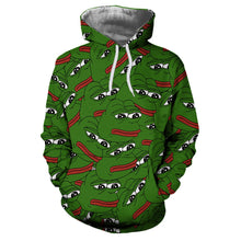 Load image into Gallery viewer, 2018 New Hot Sadness Meme Pepe Frog Printed 3d Hoodies Sportswear Men Autumn Fashion Hoodies Casual Long Sleeve Hooded Clothing