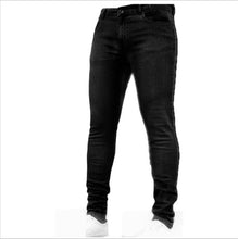 Load image into Gallery viewer, New Mens Pencil Pants 2019 Fashion Men Casual Slim Fit Straight Stretch Feet Skinny Zipper Jeans For Male Hot Sell Trousers