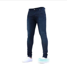 Load image into Gallery viewer, New Mens Pencil Pants 2019 Fashion Men Casual Slim Fit Straight Stretch Feet Skinny Zipper Jeans For Male Hot Sell Trousers