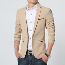 Load image into Gallery viewer, Men Blazer Brand New Luxury Business Casual Suit Men Blazers Set Formal Wedding Dress Beautiful Design Male Suit