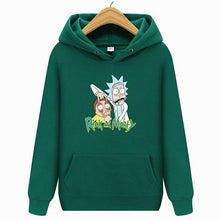 Load image into Gallery viewer, 2019 new Rick Morty hoodie men's skateboard Rick Morty cotton hooded sweatshirt men's and women's hooded pullover