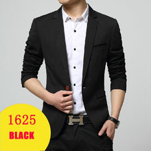 Load image into Gallery viewer, Mens Fashion Brand Blazer British's Style Casual Slim Fit Suit Jacket Male Blazers Men Coat Terno Masculino Plus Size 5XL
