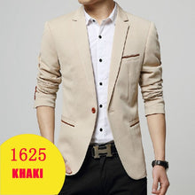 Load image into Gallery viewer, Mens Fashion Brand Blazer British's Style Casual Slim Fit Suit Jacket Male Blazers Men Coat Terno Masculino Plus Size 5XL