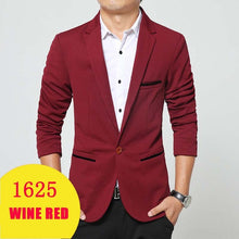 Load image into Gallery viewer, Mens Fashion Brand Blazer British's Style Casual Slim Fit Suit Jacket Male Blazers Men Coat Terno Masculino Plus Size 5XL