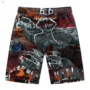 Summer Style 2019 Men Shorts Beach Short Breathable Quick Dry Loose Casual Hawaii Printing Shorts Man Plus Size 6XL