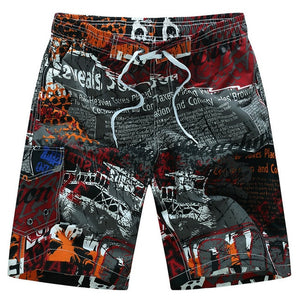 Summer Style 2019 Men Shorts Beach Short Breathable Quick Dry Loose Casual Hawaii Printing Shorts Man Plus Size 6XL