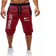 Load image into Gallery viewer, brand new Mens gym  shorts Run jogging sports Fitness bodybuilding Sweatpants male workout training Brand Knee Length short pant
