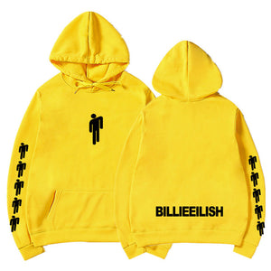 Billie Eilish Fashion Printed Hoodies Women/Men Long Sleeve Hooded Sweatshirts 2019 Hot Sale Casual Trendy Streetwear Hoodies