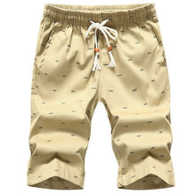 Load image into Gallery viewer, Oeak Men's Beach Shorts 2019 New Fashion Summer Casual Printing Lace Up Waist Cotton Breathable Soft Loose Short Pants