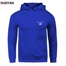 Load image into Gallery viewer, Pullover Print Alpha Hoodies Men Autumn Fashion Brand Cotton Long Sleeve Fleece Warm Sweatshirt Men's Tracksuits Sportswear