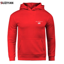Load image into Gallery viewer, Pullover Print Alpha Hoodies Men Autumn Fashion Brand Cotton Long Sleeve Fleece Warm Sweatshirt Men's Tracksuits Sportswear