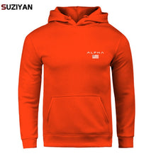 Load image into Gallery viewer, Pullover Print Alpha Hoodies Men Autumn Fashion Brand Cotton Long Sleeve Fleece Warm Sweatshirt Men's Tracksuits Sportswear
